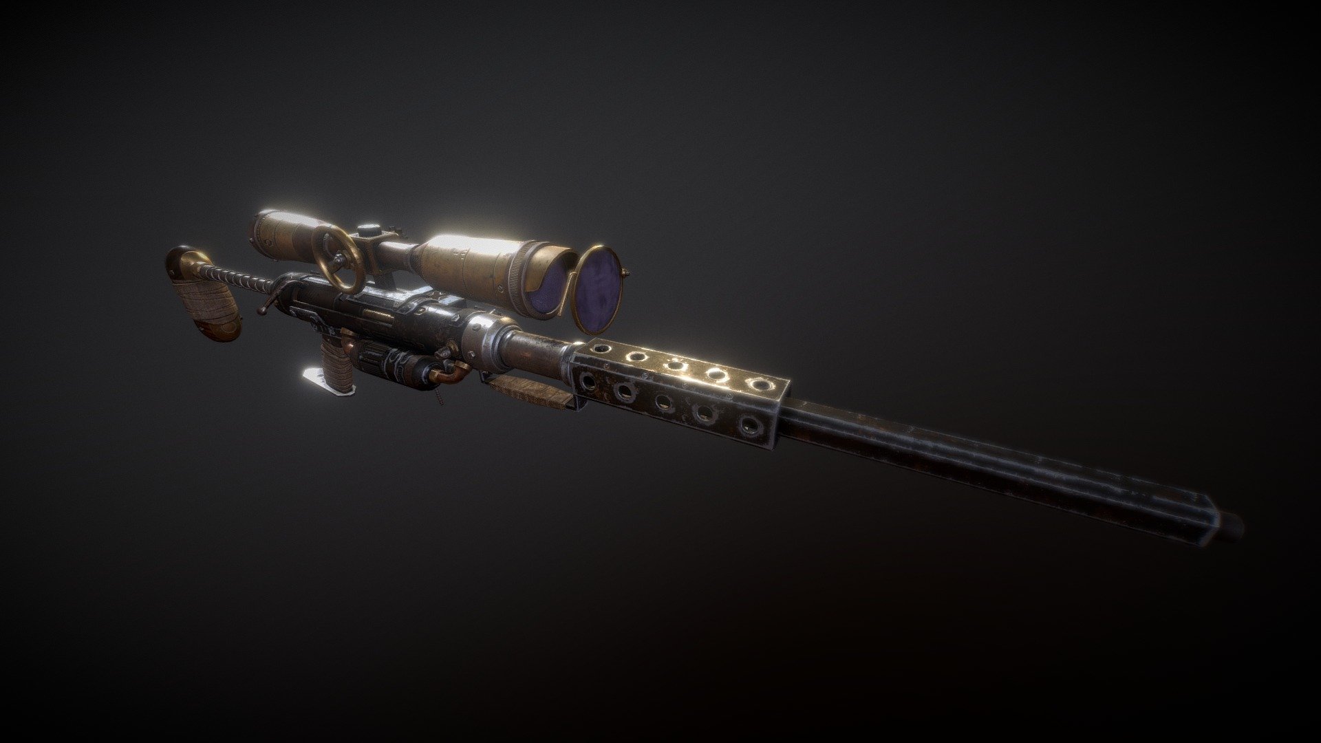 Urbis: Steamers Sniper rifle (Black Coat)