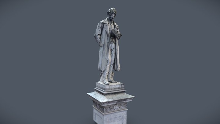 Monumento di Giacomo Zanella 3D Model