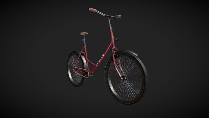 Old bicycle 3D Model