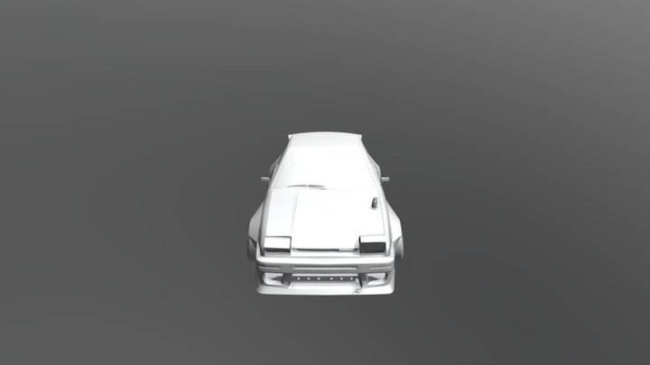 Toyota AE86 Corolla – Kostenloses 3D-Modell STL