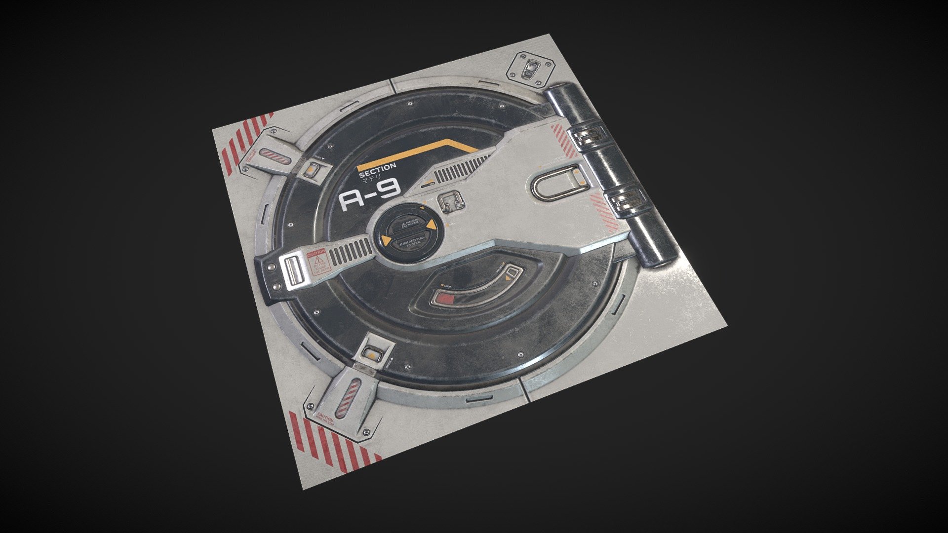 Game Asset Assignment Sci-fi Hatch