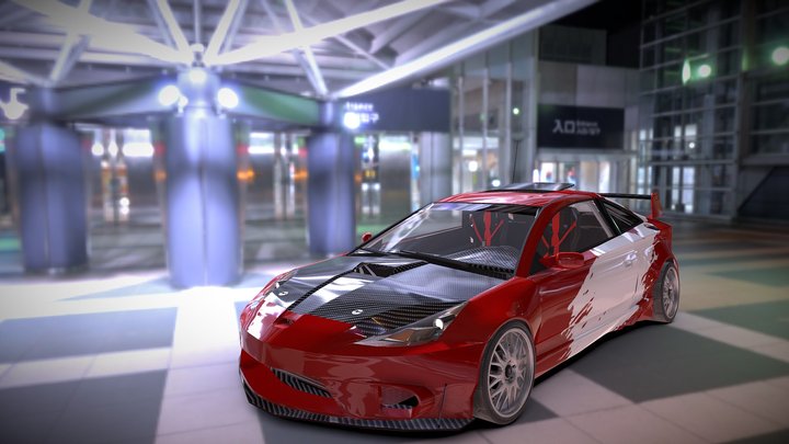 Tuning Celica 3D Model