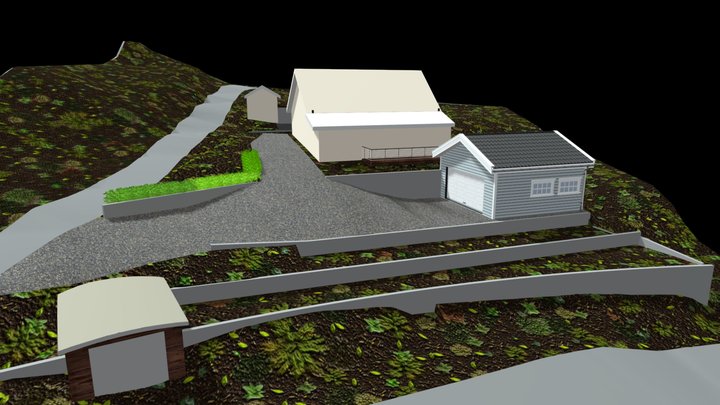 Garasje - Statsrad Ihlens Vei 11 3D Model