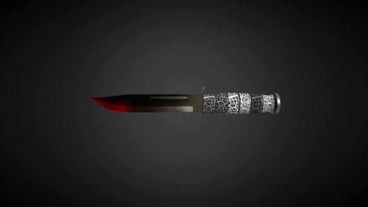 Knife LP UVW 3D Model