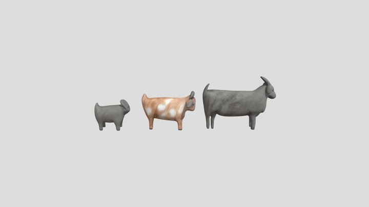 Chivos chivones sin entorno – Gratis 3D-model STL