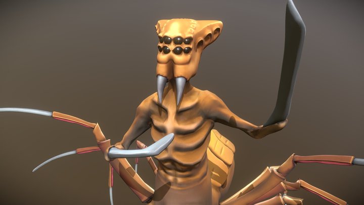 Dauntless - Fan Boss - Spider Queen 3D Model