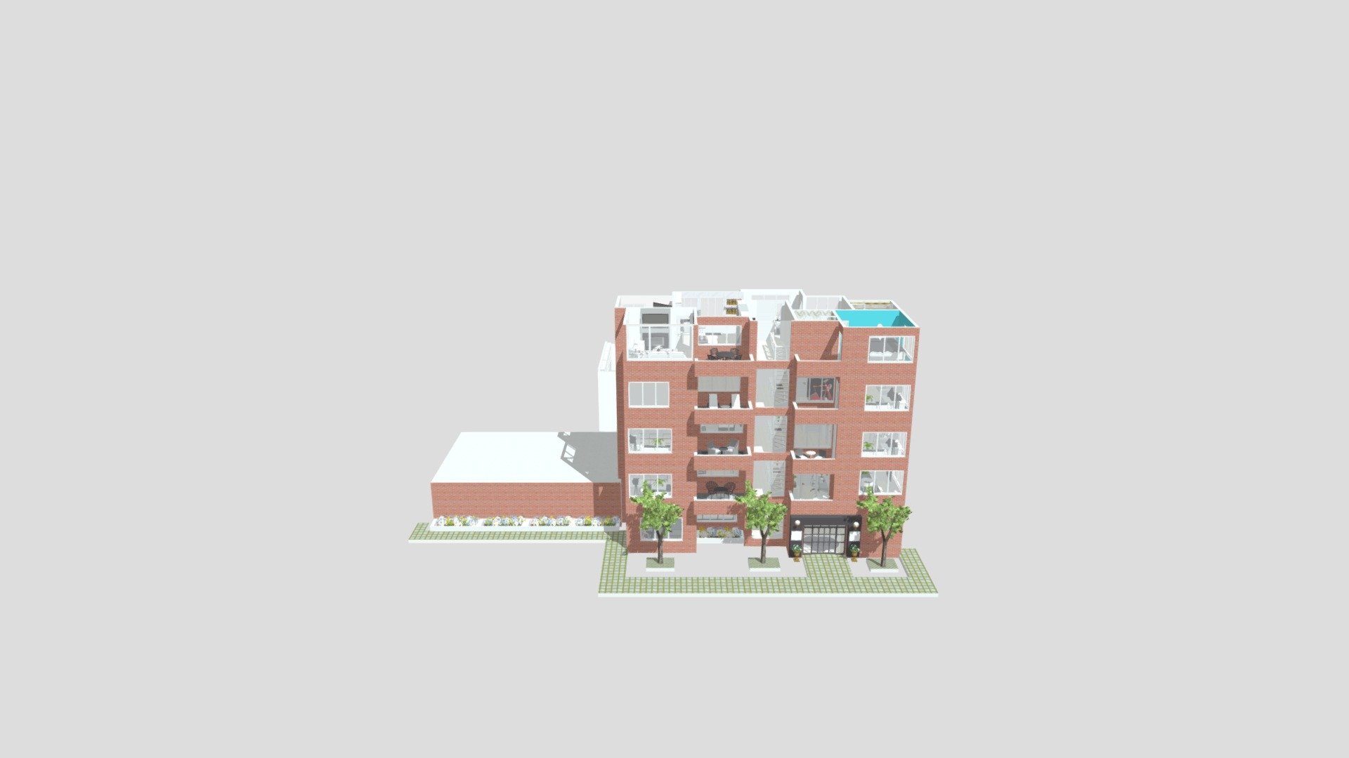 Abandoned Apartment Building - Needs Renovating