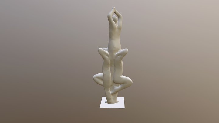 Scanned Statue 3D Model