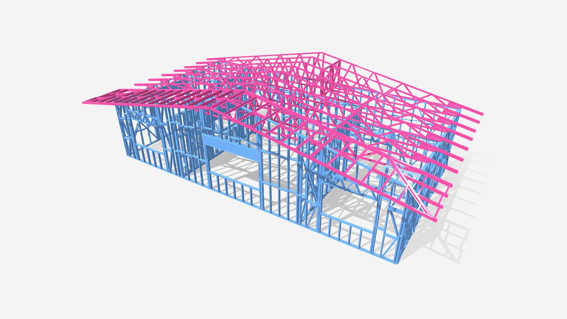 AIBS - Lakefield Court, Chambers Flat - 3D model by Tuff Truss & Frames ...