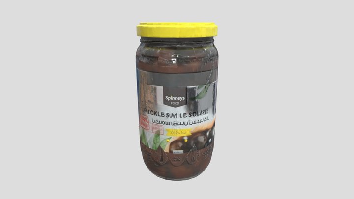 Pickled Olives Jar 3D Model