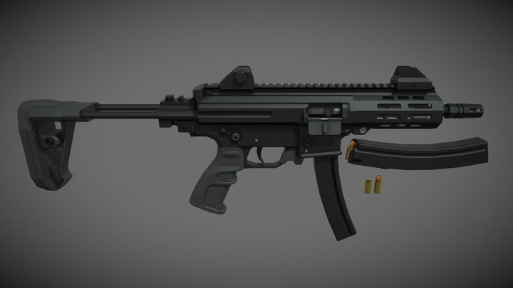 low-poly AKDAS SA-9 – Free 3D Model STL