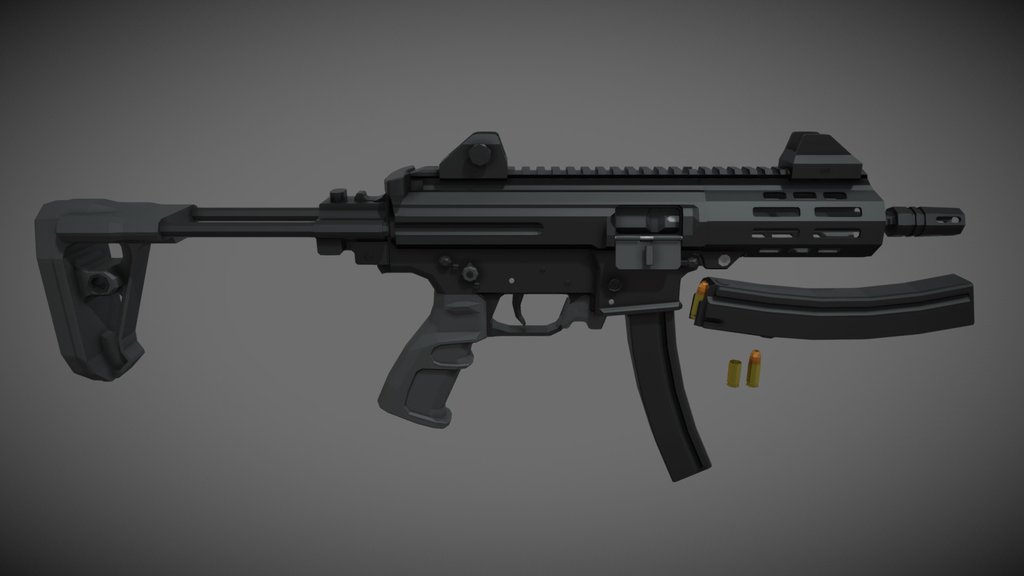 low-poly AKDAS SA-9