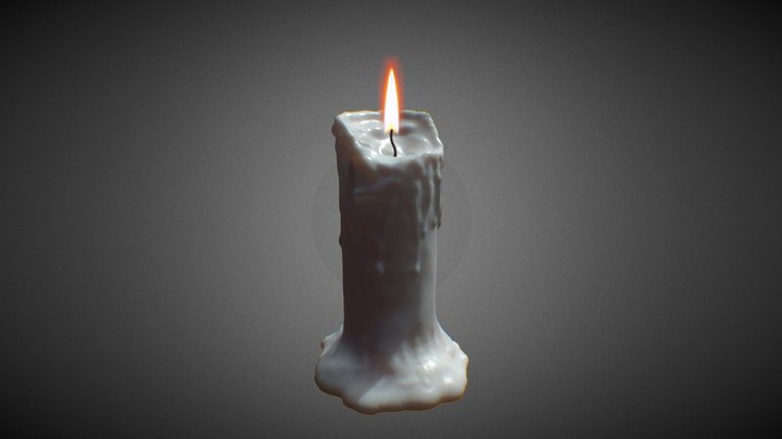 Just a Candle – Kostenloses 3D-Modell STL