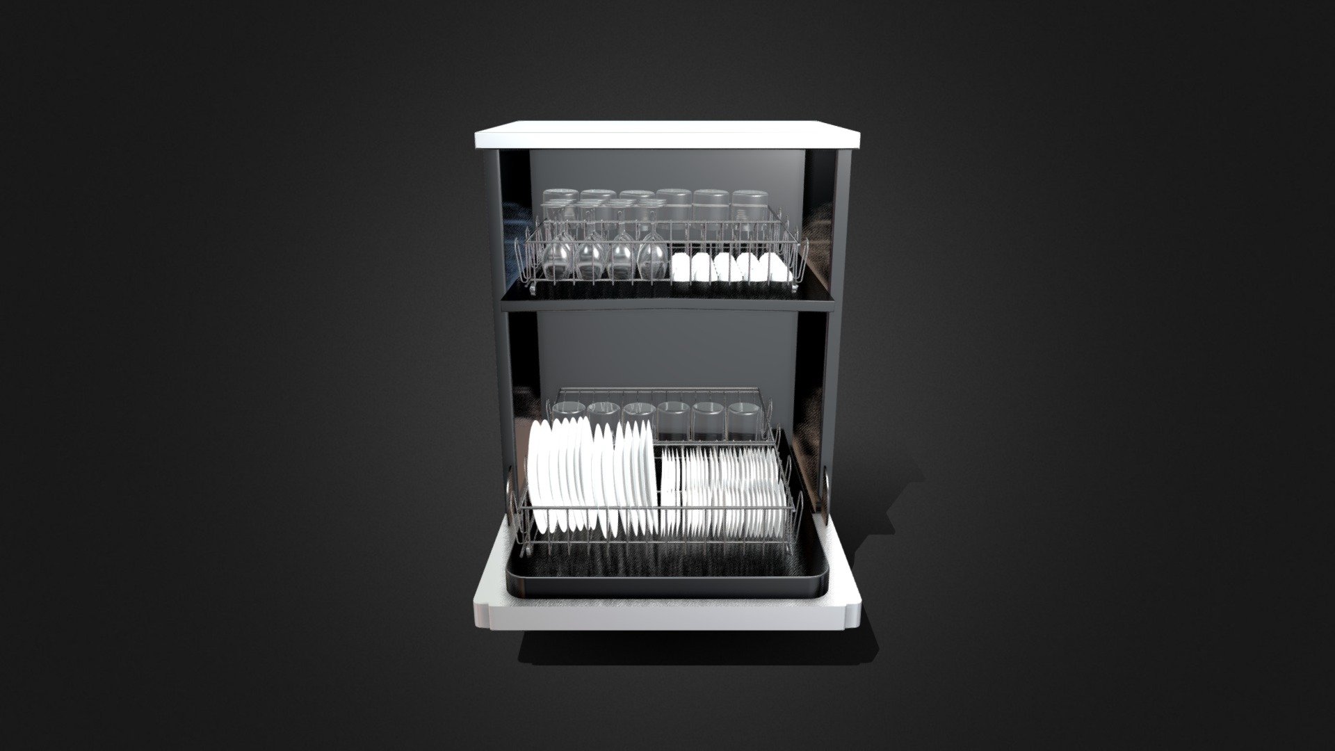 Dishwasher Free 3D Model