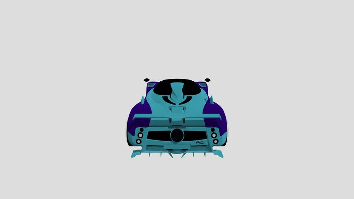 Pagani Zonda EE 3D Model