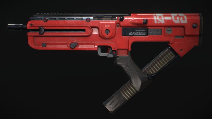 GD-01 Rifle_Antonio Serrano Esquerdo 3D Model