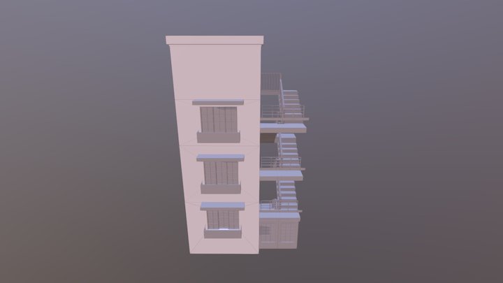 Dojyunkan Aoyama Ap_C Kaidan 3D Model