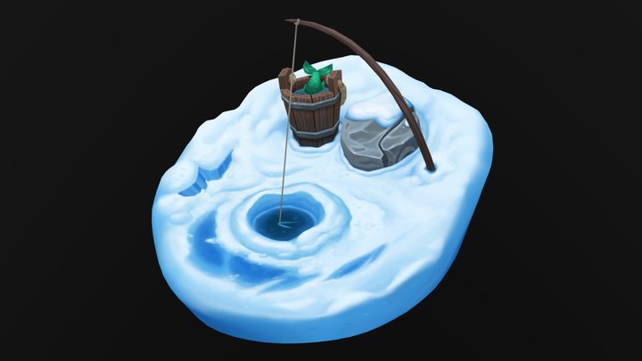 Ice Fishing 3D Model