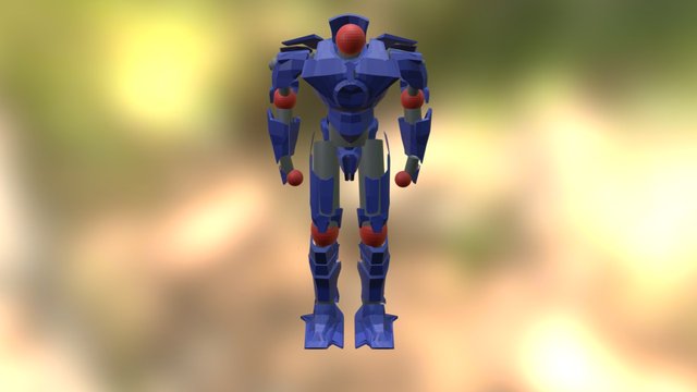 Gipsy Danger plastico 3D Model