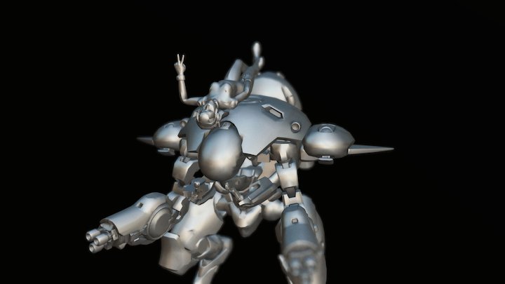 D Va Mech Ready To Print 3D Model