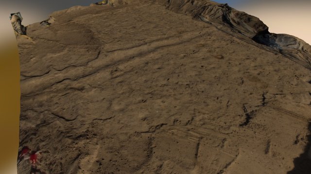 Sunset Mesa Footprints 3D Model