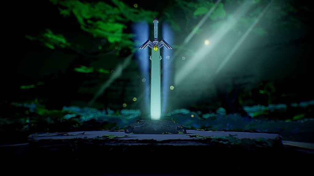 The Legend of Zelda Tilt Brush Forest