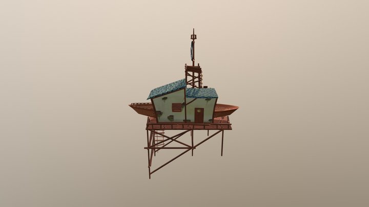 island model + tex 3D Model