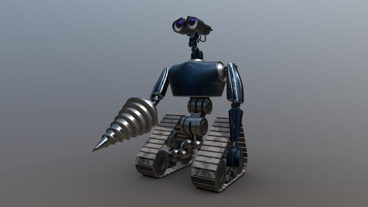 Drill-e robot 3D Model