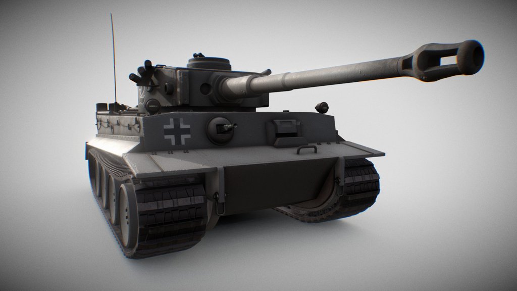 German Armoured Division WWII Tiger Tank