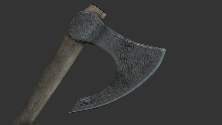 Medieval ax 3D Model