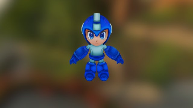 Megaman 3D Model
