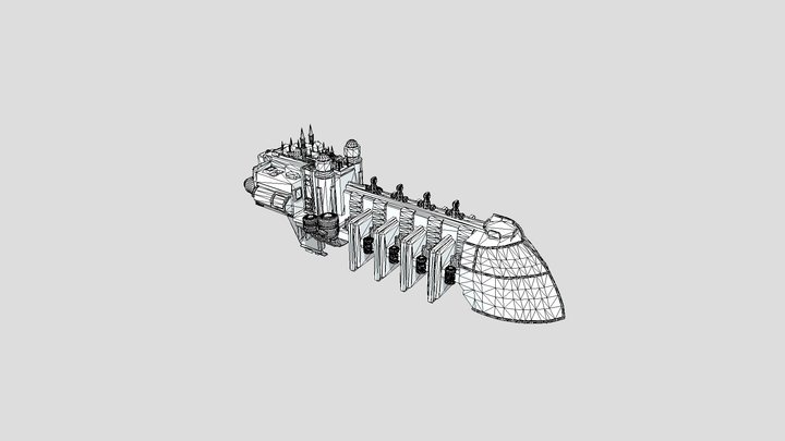 Imperial Transport 3D Model