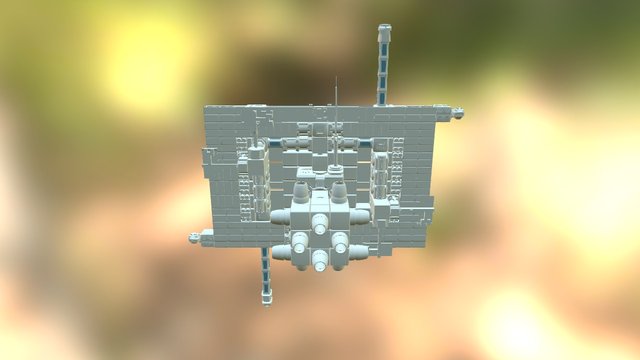 O2 Depot Satellite 3D Model