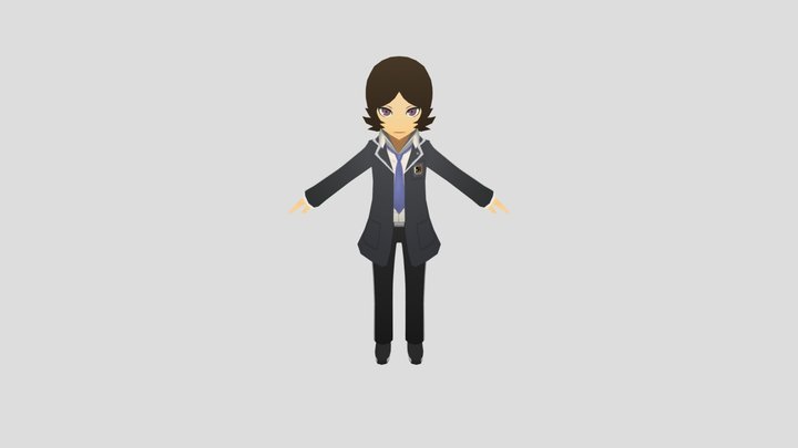 Tatsuya Persona Q 3D Model