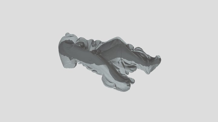 Chinese Ancient Statue Sculpture 3D Model