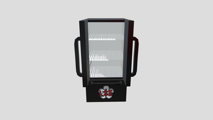 Open fridge 3D Model