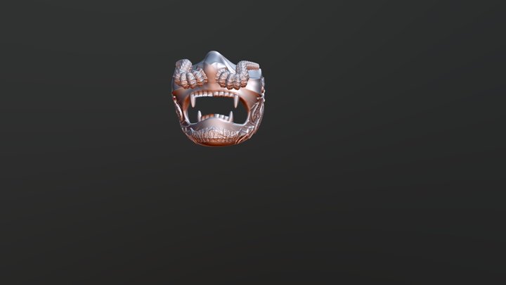 Demon mask 3D Model