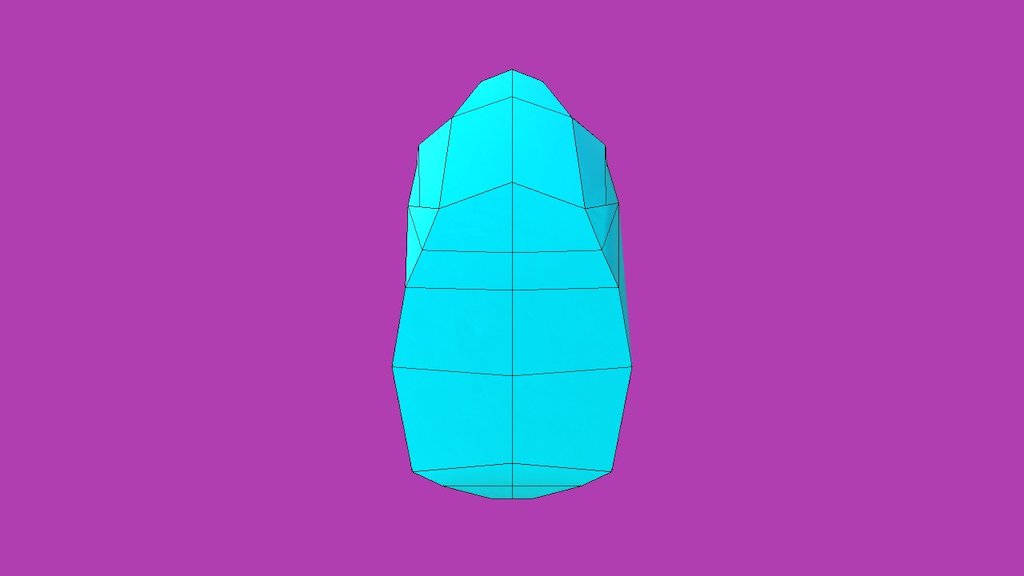 Crystal Face Model v1 3D model by Chase Adams (AceChadams) [a987a48