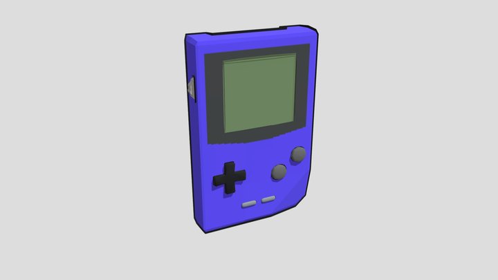 GameBoy Color 3D Model