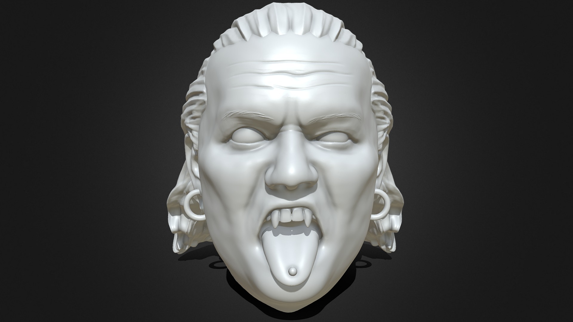 3D model Gangrel 3D printable portrait sculpt