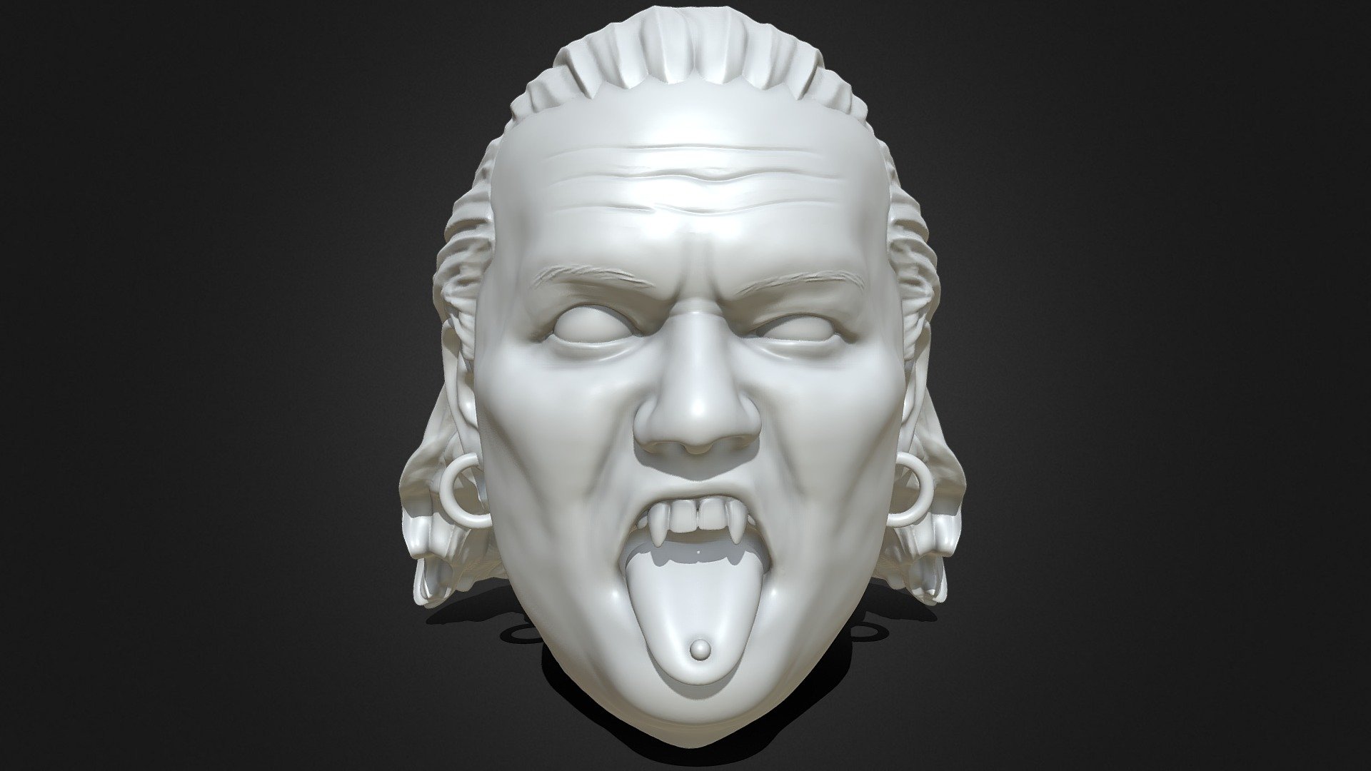 Gangrel 3D printable portrait sculpt