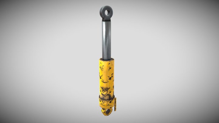 Pistón Trabajo 3D Model