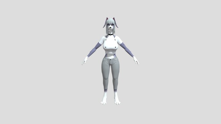 Generic-productfemale-dog-furry 3D Model