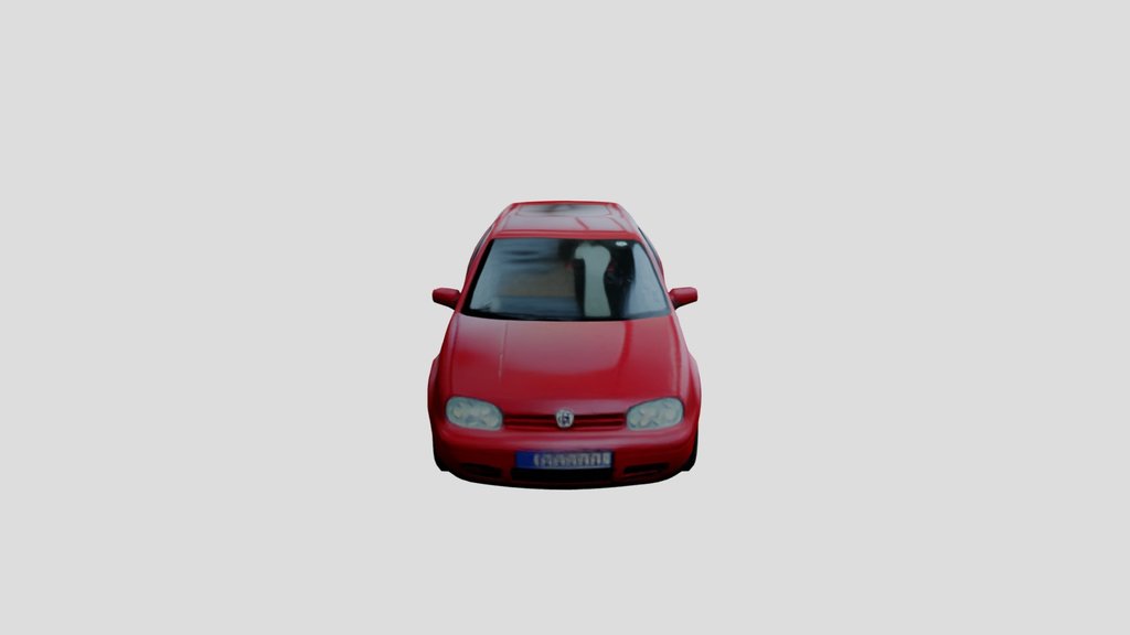 Golf 4 sport tuning low poly
