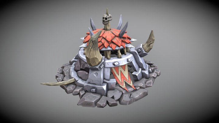 Orc burrow 3D Model