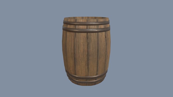 Barrel 3D Model