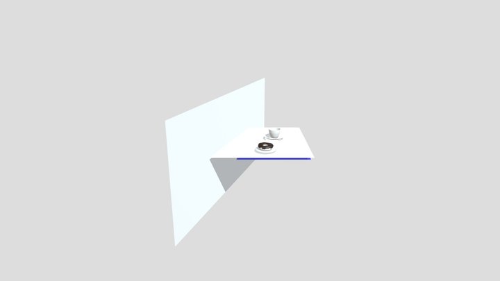 DONUT AND CUP 3D Model
