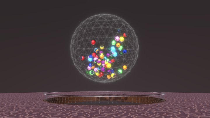 Sci-Fi Bingo Animation 3D Model