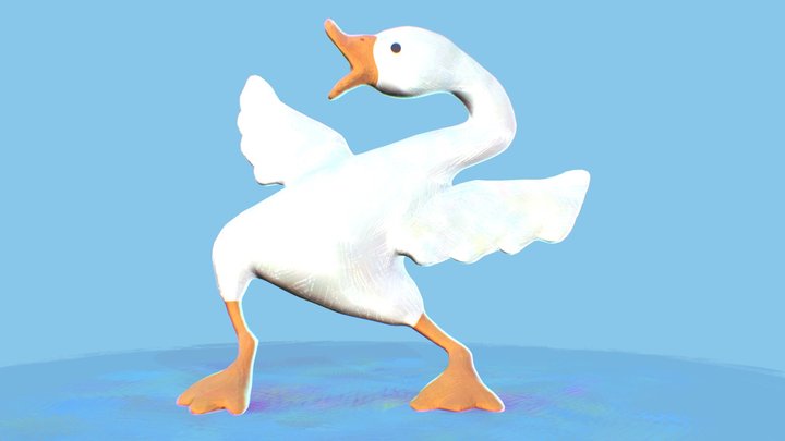 Silly Goose 3D Model