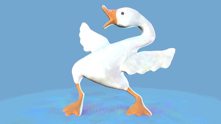 Silly Goose 3D Model